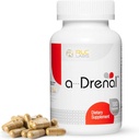 RLC, a-Drenal, Adrenal Dukung untuk Stress Relief and Energy - 120 Capsules, Balance Cortisol dengan Ashwagandha, Rhodiola, Cordyceps dan Ginseng L- Theanine, Adrenal Dukungan Support untuk Perempuan & Pria