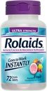 Rolaids Antax Calcium & Magnesium Suplemen Ultra Power Tablet, Buah 72 ea