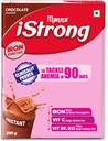 Manna i Strong 400g Iron Fortened Womens Health Drink (Chocolate) Iron Lock Formula dengan VIT C, B9, B12