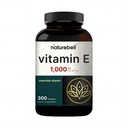 NatureBell Vitamin E Oil Softgels, 1.000 IU Per Serving, 300 Pil-124; Suplemen Antioksidan Essily, Formasi Absorbed Mudah - Mendukung Skin, Heart, & Imune Kesehatan - Non-GMO