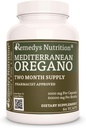 Remedy 's Nutrition Mediterania Oregano 124; 1.000 mg, 60 Vegan Capsules Herbal Dietary Supplemen Dua Bulan