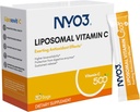 NYO3 Lipomal Vitamin C Powder, Mendukung Sistem Imune & Collagen Booster, Antioksidan Kuat, Impreve Kesehatan Skin, Gluten- Bebas, Absorpsi Tinggi Vitamin C, 500mg, 30 Count