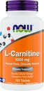 Suplemen L- Carnitine 1000mg - 150 Tablet Nilai Ukuran, Mendukung Perkembangan Otot Lean, Karnipure, Non-GMO, Kosher, Ideal untuk Vegan, Athletes, dan Dukungan Energi