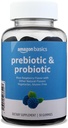 Basics Prebiotic & Probiotic Gummies, 2 Milyar CFU, Blue Raspberry, 50 Count (2 per Serving) (Sebelumnya Solimo)