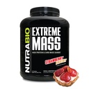 NutraBio Extreme Mass Gainer Powder, 53G Protein, Woight Gainer Clear, Incred Muscle Mass, Full Spectrum Amino Acid - Strawberry Pastry, 6 Pound