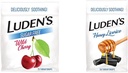 Ludens Wild Cherry Sugar Free Throat Drops, 75 Count & Honey Licorice Throat, 30 Count