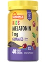 Sundance Kid 's Melonatonin Gummies 1mg 124; 40 Count 124; Cherry Flavor 124; Vegan, Non-GMO, dan Gluten Free Supplemen