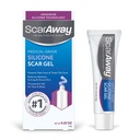 ScarAway Scar Gel, Membantu Ukuran Impreve, Warna & Texture of Hypertrophic & Keloid Scar dari Injury, Bakar & Bedah, Resistan Air, 10g (0.35 Oz)