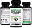 Siberian Green Ashwagandha dengan Altai Shilajit & Turmeric Ayurvedic Complex 60 Capsules - Siberia Tradisional Formula Stress Relief, Mood, Energi Dukungan, Immune System Recovery