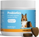 Progres for Dogs with Digetical Enzymes, Propoles and Pregities, Dut Health, Digetical Health, Gut Flora and Diare, Dog Probiotic Chews for Ammune System (Chicken Chews, 90ct)