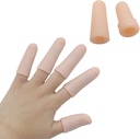 (20PCS) Gel Finger Sleeves, Finger Dukungan, Silicones Finger Protectors, Waterproof, Finger Cots Besar untuk Finger Craking, Finger Trigger.