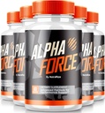 NutraRize (Pack of 5 Alpha Force Capsules, Semua Pil Natural untuk Mendukung Energi dan Performance, Formula Nutrational untuk Overall Health, Resmi Alphaforce Review (300 Capsules)