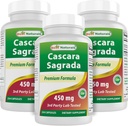 Cascara Sagrada 450 mg 250 Capsules (250 Cacah 3)