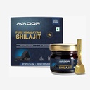 AVADOR 20 Grams Himalaya Shilajit Resin 20 gram, 0.7oz dengan 85 + Trace Minetrace 124; High Fulvic Acid (termasuk Free Spoon)