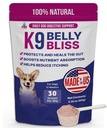 K9 Belly Bliss, All- Natural Gut Health for Dogs, Vet Approved Prebiotic for Dogs for Daily Digetical Support and Dog Constipation Relief, Easy to Use Topper for Dry and Wet Food, 30 Scoops.