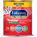Enfagrew Premium Toddler NonceallyVanilla Flavor, Omega-3 DHA for Brain Dupport, Pregories & Vitamin for Immune Health, Non-GMO, Powder Can, 32 Oz (Paket 1