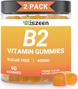 Vitamin B2 Gummies - Riboflavin Tambahan - B2 Riboflavin Gummies B2 Vitamin dengan Magnesium, CoQ10
