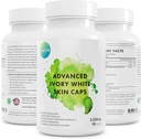 Kapt White Skin yang sukses, Potensi Maksimum 2028 mg Glutathione Skin Whitening 90 Capsule- GSH - Whitener- Whitens Terbaik / Lightens Anda Skin Tone- Dark Spot Memformat Dokter