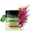 Clean BCAA - 2: 1 Food Sourced BCAAs Powder & Coconut Water Electrolytes Recovery & Amino Energy Suplement - Memenangkan Vegan Amino Acid Suplemen - 30 Servings (30, Fruit Punch)