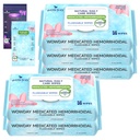 Brought Heembehoid Wipes 124; Witch Hazel Wips Ph Balanced 124; 304 Count Fragrance Free Adult Beadhoid Witch Hazels Wipe for Butt Itch Relief Soothing