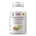ANDREW LESSMAN Ashwagandha + Theanine 180 Capsules - Standardied Extract. Promoses Relaxation, Focus and Balanced Mood. Kecil Mudah untuk menelan Kapsul