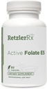 HormoneSynergy Aktif Gagal - 5- MTHF - 10.000 mcg (10 mg) per Serving - 5- MTHF (sebagai 5-methyltetrahydrofolat) - Bioactive Folate sebagai Quatrefolic ® - 60 Veg Caps