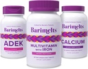 Jalan BariMelts menuju Bariatric Sukses Pack - Multivitamin dengan Besi, Kalsium Citrate, dan ADEK