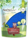 Makanan untuk Bubuk Spirulina Biru Hidup, 4 Ounces - Murni Biru-Hijau Ekstrak Alga Hijau, Kosher, Vegan, Non-Irradiated, Kaya dalam Phycocyanin, Hebat untuk Juice, Smoothies, Shakes, Minuman, dan Warna Makanan