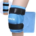 REVIX 19 "Extra Large Knee Ice Pack Close Around Entire Knee, Recontinable Gel Cold Pack for Discomfort and Postout Fatigue, Cold Compress, Enhance Comfort and Recovery