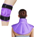 Paket Es Kaki REVIX untuk Injuries Bisa digunakan kembali dan Large Neck Boulder Ice Bungkus untuk Perbaikan Sakit Kembali Atas