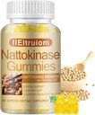 Tambahan Nattokinase 8.000 FU £400mg Per Serving, Hawthorn & Beet Root Extract, Nattokinase Tradisional Natto Ekstrak Sumber, 60 Negara