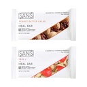 SANS Meal Replacement Protein Bar 124; All-Natural Nutrition Bar Dengan Gula Tanpa Ditambahkan 124; Dairy-Free, Soy-Free, dan Gluten-Free 124; Esclaines Vitamin dan Mineral (Peanut Butter Lovers, 12 Pack)