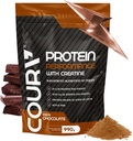 CourtuRA Protein Performance 990g - Tinggi Performance Protein Powder - dengan Creatine - Ideal untuk Athletes - Gluten- Free