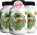Claritox Pro Max Tambahan Kekuatan, Mood Booster, Kognitive Fungsi Enhancer, 180 Capsules (3)