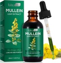 Mullein Leaf Extract Mullein Extract Leaf untuk Lungs Mullein Drops Mullein Leaf Lung Cleanse Suplemen 2.02 Fl.Oz