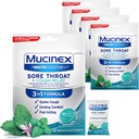 Pemasangan Mucinex InstaSoothe Throat + Cough Relief Alpine Herbs & Mint Flavor, Fast Acting, Cooling Comfort, Powerful Sore Throat Oral Pain Reliever, 40 Obat Drops (40 Count (Paket 5)