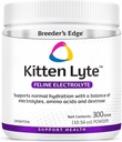 Edge Breeder Kitten Lyte, Electrolite Supplement for Kittens and Nursing Cats, Support Hidration, Energy & Recovery, Chicken Soup Flavor, 300g