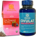 Rahasia Fertilitas Teh Bundle - Fertilitas Tea dan Suplemen Kesuburan Untuk Perempuan, Prenatal Vitamin dengan Inositol, Vitex dan Fungle Untuk Membantu Dukungan Keseimbangan Hormone untuk Perempuan
