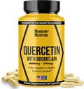 Quercetin dengan Bromelain Supplemen 1200mg, Quercetin 500mg Capsules, Membantu Dukungan Imunitas Sehat, Mampu Antioksidant, 60 Count