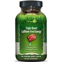 Irwin Triple- Boost Caffeine- Free Energy - Lasting, Jitter- Free Focus - Brain Boosting Nootropic - 75 Liquid Softgels