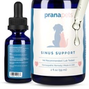 PranaPets Sinus Dukung Tambahan Cair Bagi Pets 124; Supports Tentu Kucing & Dog Relief Sinus 124; Formula Alam untuk Konsumsi