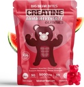 Creatine Monohydrate Gummies for Men & Women Hobs 124g, 5000mg of Creatine Gummies per Serving 14; Sugar, Gluten Free & Halal 124; Pack of 90 for Pre Workout & Muscle Recovery 124; Watermelon Flavor