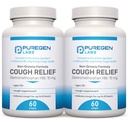 P Puregen Lab Cough Relief untuk Dextrotorfan HBr 15mg (120 Softgels) 8- Hour, Non-Drowsy, Long- Lasting Bronchial Suppresan 124; Ages 12 + 124; Compare to Robaten and Robitsin 2Pack