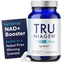 TRU NIAGEN Patented NAD + Suplemen untuk Anti Aging dan Sel Regenerasi, 300 mg Niagen, 90 Servings 124; Pasokan Energi Sel, Otak, Muscle 124; Nicotinamide Riboide (NR) Ambil 1 Harian 124; 1 Botol