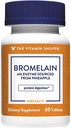 The Vitamin Shoppe Bromelain 500MG & 2.000 GDU, Support Protein Dibuble & Absorpsi, Enzyme Sourced from Pineapple (60 Capsules)