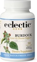 ECLECTIC INSTITUTE Raw Fresh-Dry None-GMO Burdock 14; Digetical Dugs 12490 CT (400 mg)