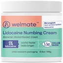 WELMATE 5% Lidocaine Heembehoid Relief Cream, Maximum Power Anorectal Cream, 5.5 oz