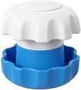 EZY DOSE Pill Crusher, Vitamin, Tablet Crusher dan Grinder, Eftless Crushets Medications into Fine powder, Features Storage Comparts, Durable, Easy-to- Un Design, Blue, Large, BPA Free