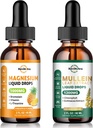 Liquid Magnesium Suplemen & Mullein Drops for Lungs