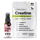 Komplement Triple B12 Spray & Creatine Bundle - Vegan B12 Suplemen dan Performance Muscle